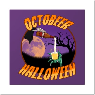 Octobeer Halloween Posters and Art